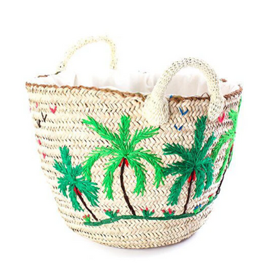 Handmade Basket with Embroidery