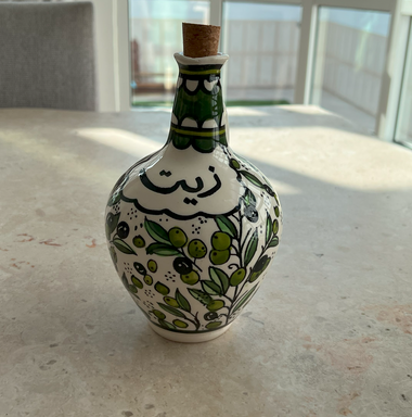 Ceramic Olive Oil Bottle