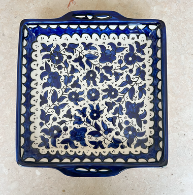 Square Serving Plate with Handle