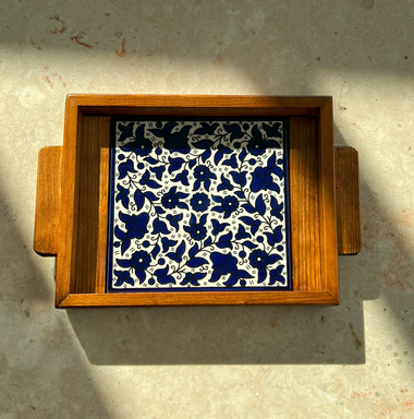 Wooden Single-Tile Tray