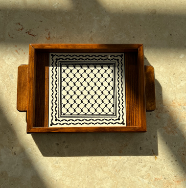 Wooden Single-Tile Tray